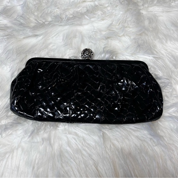 Brighton Black Textured Clutch with Elegant Design - Picture 1 of 6